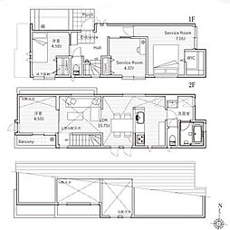 B号棟茅ケ崎市新築戸建 2SWIC 駐車2台可