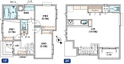 1号棟泉区新築戸建 パントリー LDK19帖以上