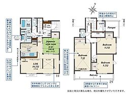12号棟瀬谷区新築戸建 2台駐車可 和室 吹抜け