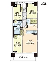 間取図画像 3LDK