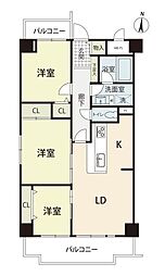 間取図画像 3LDK