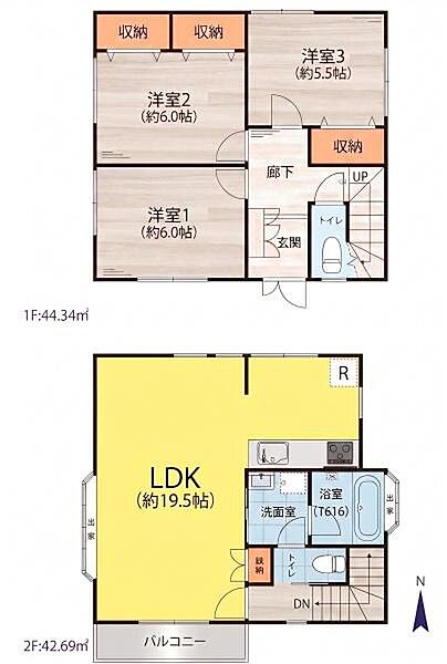 間取りを拡大表示