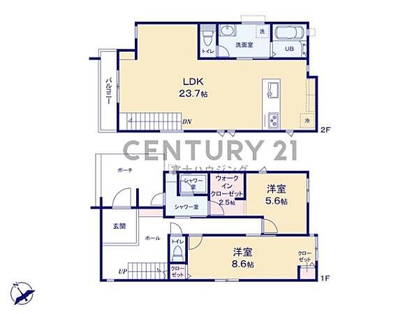 間取りを拡大表示