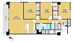 成宗マンション 3LDKの間取図画像