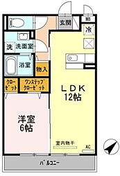 サンセッテ21 1LDKの間取図画像
