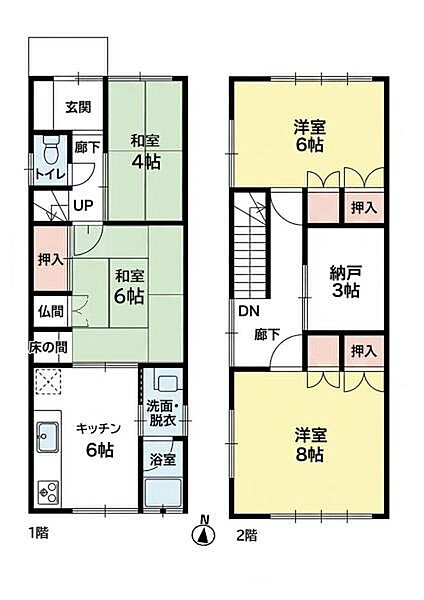 間取りを拡大表示