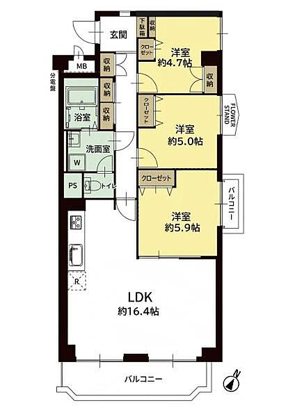 間取りを拡大表示