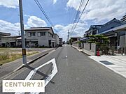 前面道路約7.6ｍ東側より撮影