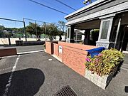 綺麗、清潔に保たれたゴミ置場