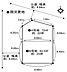 区画図：土地面積：約22坪（A号地）