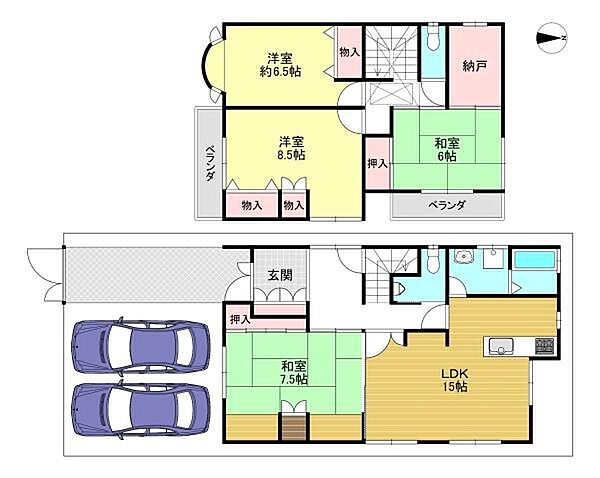 間取りを拡大表示