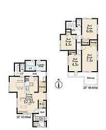 リーブルガーデン あきる野市高尾 新築 全6棟 3号棟