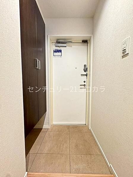 玄関シューズボックスを備えた玄関は、靴をすっきり収納でき、いつでも整った印象を保てる清潔感のある空間です。