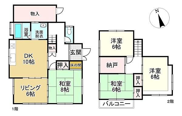 間取りを拡大表示