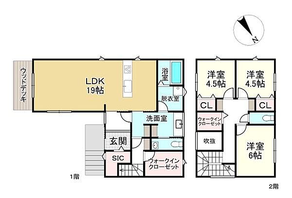 間取りを拡大表示