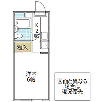 レジデンス姫子 206号室 ｜ 茨城県水戸市姫子（賃貸マンション1K・2階・19.76㎡） その2