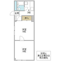 フォーライフ南町 306号室 ｜ 茨城県水戸市南町（賃貸マンション2K・3階・39.31㎡） その2