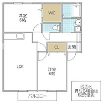 ウイングSASANO　A棟 201号室 ｜ 茨城県ひたちなか市大字金上（賃貸アパート2LDK・2階・55.42㎡） その2