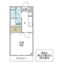 グランソーレ 305号室 ｜ 茨城県水戸市泉町（賃貸マンション1K・3階・27.49㎡） その2