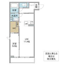 グランフェルス神崎 307号室 ｜ 茨城県水戸市天王町（賃貸マンション1LDK・3階・41.50㎡） その2