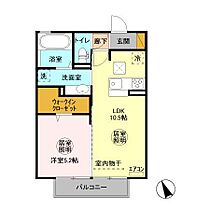 D-room赤塚 A 103号室 ｜ 茨城県水戸市赤塚（賃貸アパート1LDK・1階・40.07㎡） その2