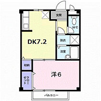 パステルM1 203号室 ｜ 茨城県水戸市堀町（賃貸アパート1DK・2階・33.12㎡） その2