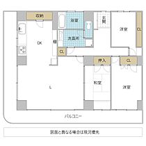 アクアシティ備前町 401号室 ｜ 茨城県水戸市備前町（賃貸マンション3LDK・4階・96.83㎡） その2