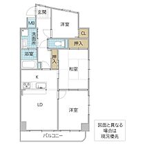 シティパレス水戸南町 1004号室 ｜ 茨城県水戸市南町（賃貸マンション3LDK・10階・63.82㎡） その2