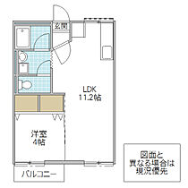 サンハイム 201号室 ｜ 茨城県水戸市白梅（賃貸アパート1LDK・2階・33.58㎡） その2