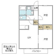 カーザ・ペケーナ A棟 2号室 ｜ 茨城県水戸市見和（賃貸アパート2LDK・1階・52.20㎡） その2