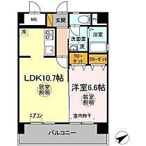 エミネンス大町 604号室 ｜ 茨城県水戸市大町（賃貸マンション1LDK・6階・42.05㎡） その2