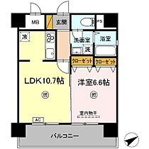 エミネンス大町 504号室 ｜ 茨城県水戸市大町（賃貸マンション1LDK・5階・42.05㎡） その2