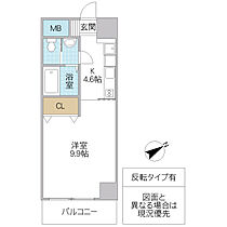 メビウス 305号室 ｜ 茨城県水戸市大町（賃貸マンション1K・3階・32.73㎡） その2