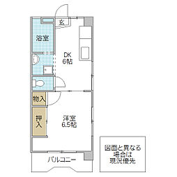 間取図画像 1DK