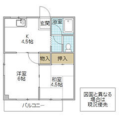 物件の間取り