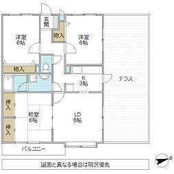 間取図画像 3LDK