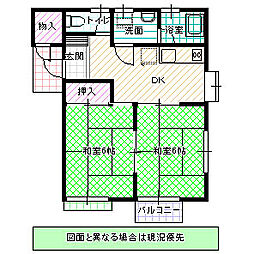 間取図画像 2DK