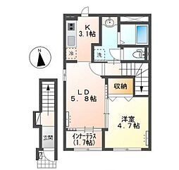 間取図画像 1LDK
