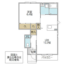 間取図画像 1LDK