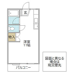 間取図画像 ワンルーム