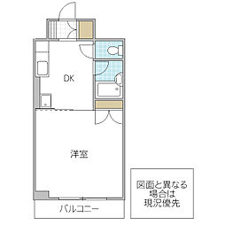 間取図画像 1DK