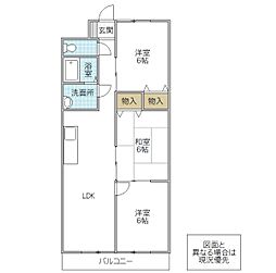 間取図画像 3LDK