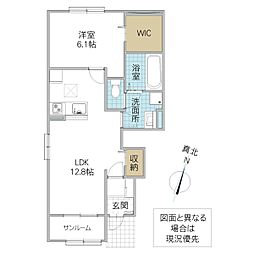 間取図画像 1LDK
