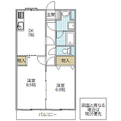 物件の間取り