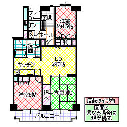 間取図画像 3LDK