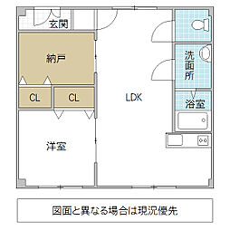 間取図画像 1SLDK