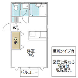 間取図画像 ワンルーム