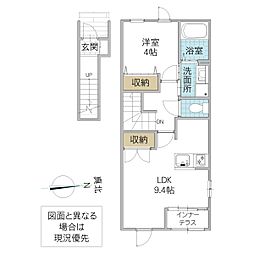 柊(ひいらぎ) 1LDKの間取図画像