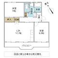 自由ヶ岡シティーハウス4階5.0万円