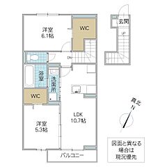 物件の間取り